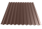 Профнастил окрашенный С21  шоколад  1,055 х 2м (0,45мм) - фото 5131