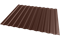 Профнастил оцинкованный С10 шоколад 1150 х 6000 мм (0,45) - фото 5197