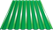 Профнастил оцинкованный НС20  (0,45)  1150 х 2000 мм Зелёная мята - фото 5349